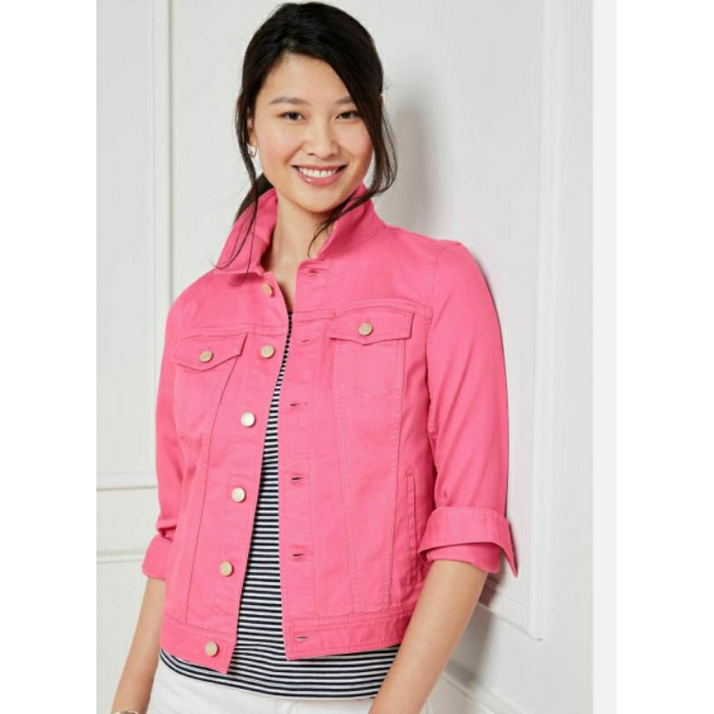 kly Talbots Denim Jacket Classic Stretch Nyaman