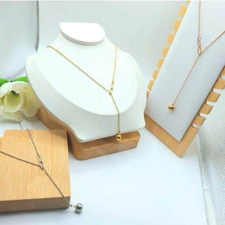 Kalung Rantai Liontin Bola Bulat