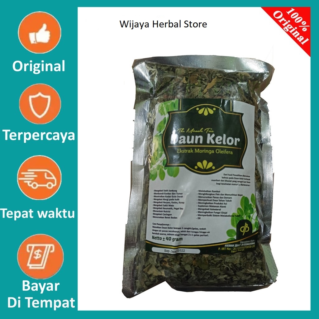 

TEH CURAH KELOR HIKMAH ISI 40 gr mengobati kolestrol anemia nyeri, letih, linu