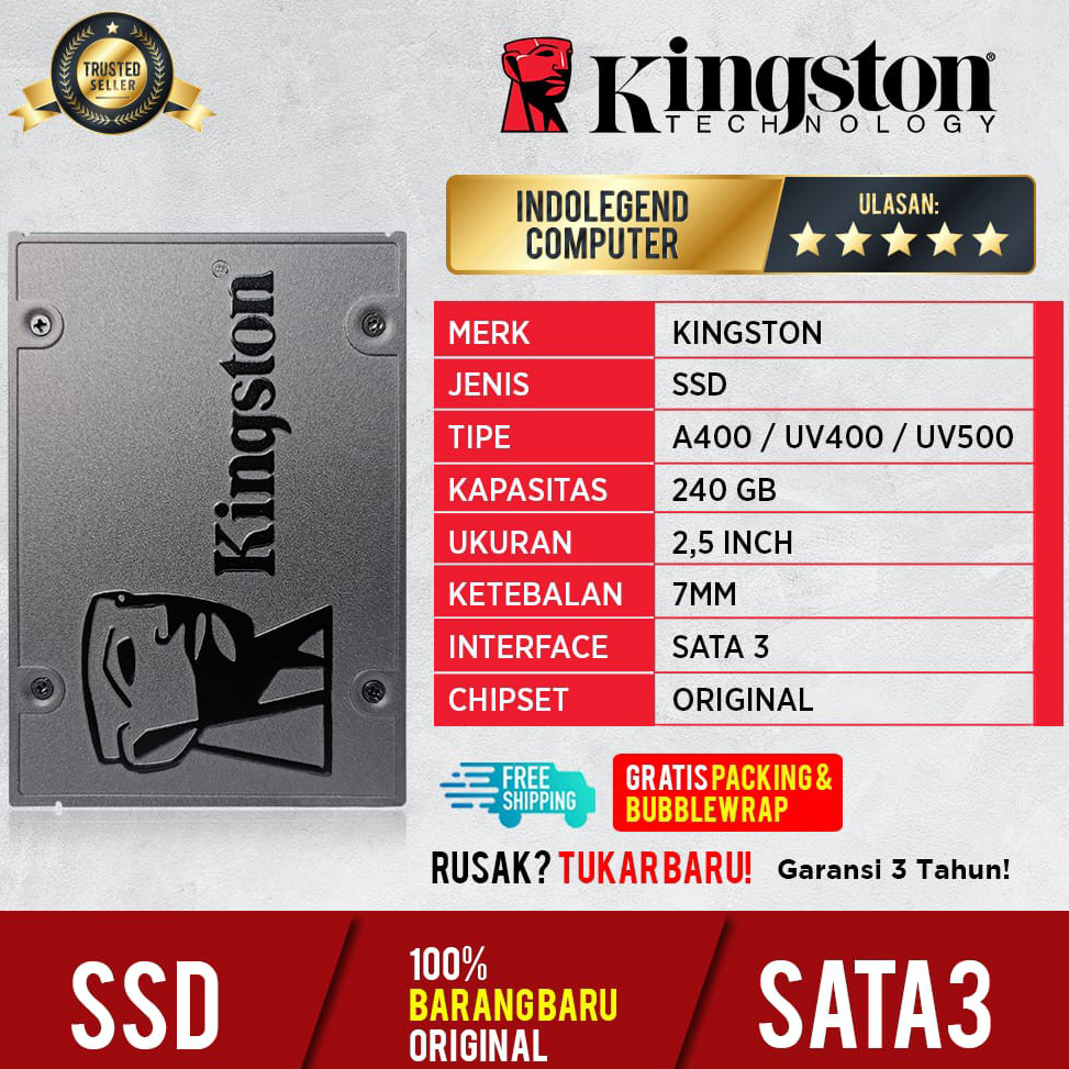 Terbaru.. SSD KINGSTON 240GB