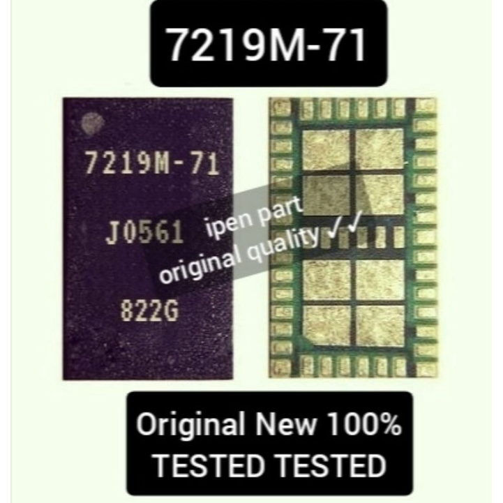 Stok Terbatas.. IC 7219M-71 Original New Tested 7219M 7219M71 PA A20s Samsung