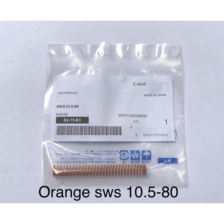 Diskon Hari Ini ⏏️ Per Misumi Orange original japan untuk per hammer pcp - Per Mizumi