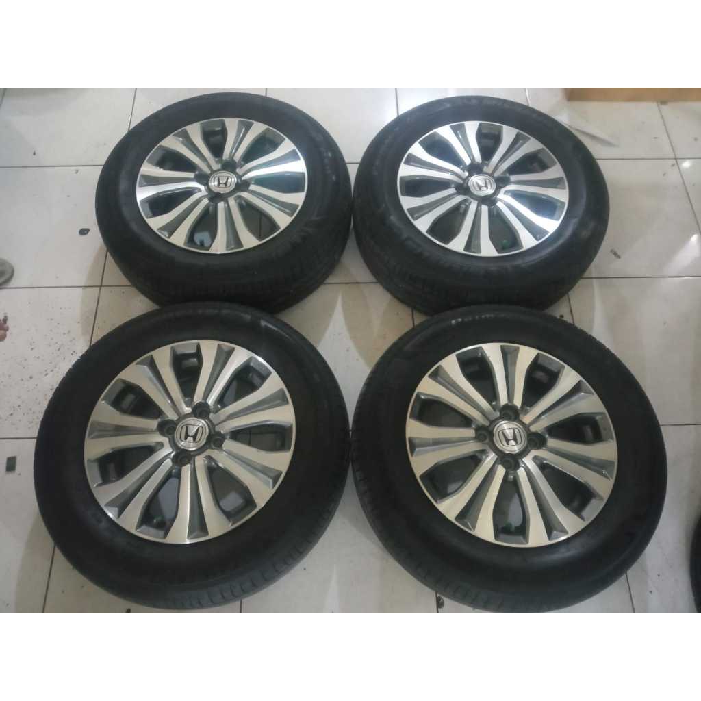 VELG OEM SEKEN COPOTAN HONDA FREED RING 15X5,5 PCD 4X100 ET50 GREY BAN MICHELIN 185 65 R15 PNP MOBIL