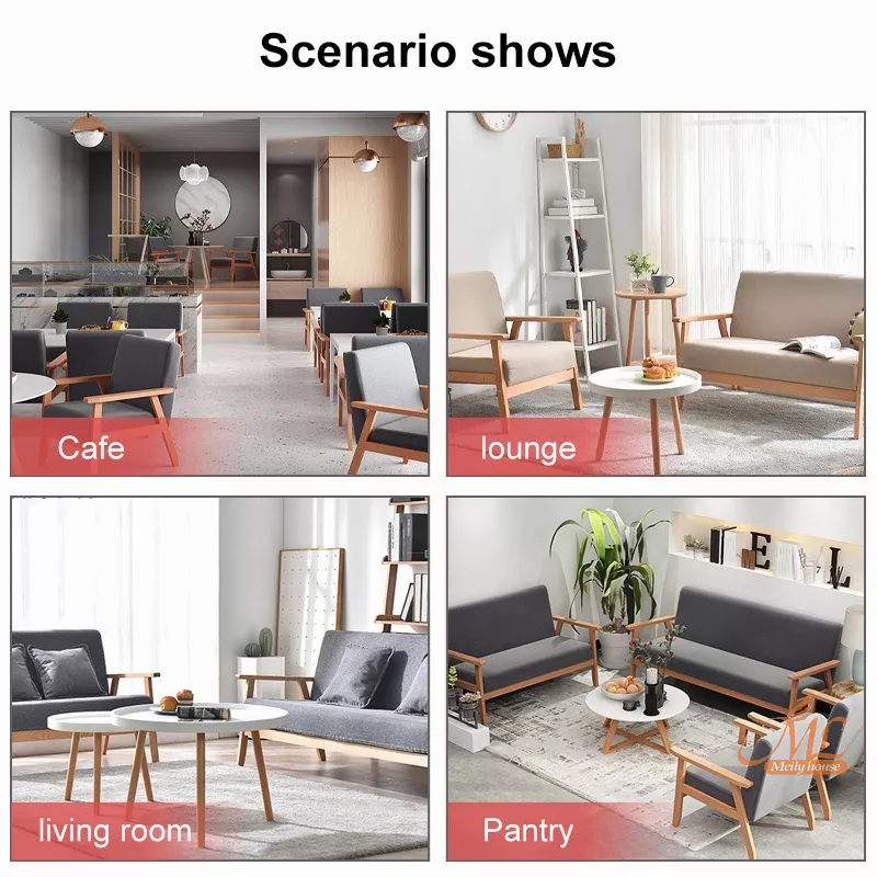 Sofa bed 3/2/1 Tempat Duduk Sofa Ruang Tamu Sofa Empuk Kayu Solid Sofa bed Kursi Ruang Tamu Sofa