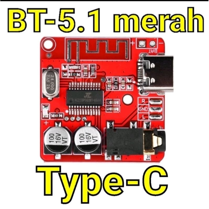 MODUL BLUETOOTH 5.0 STEREO MP3 TYPE C