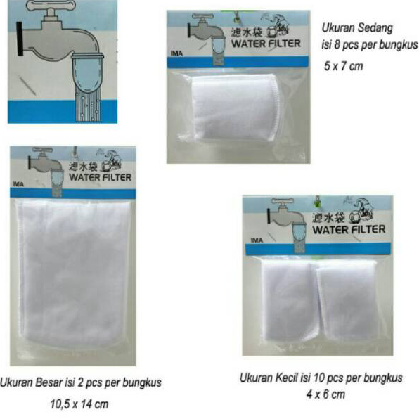Terbaru saringan air kain / water filter / kain saringan air / saringan air kran Seller
