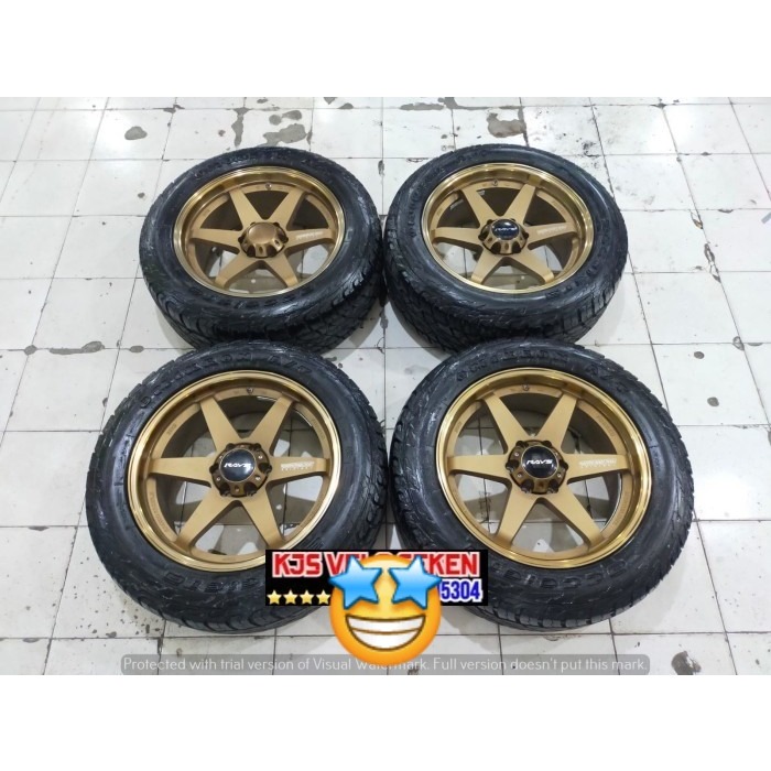 velg mobil bekas RAYS ring 20 pcd 6x139 buat pajero fortuner everes hilux