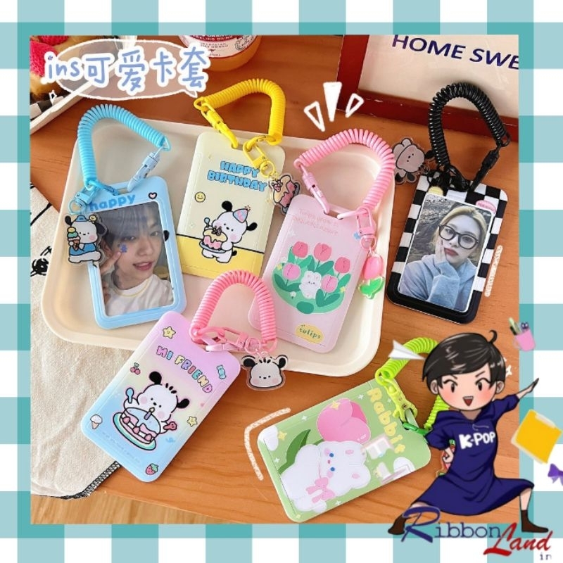 

Full Warna Set ID Card Gantungan Card Holder Photocard Keychain Lanyard Name Tag Idol Kpop