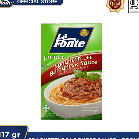 

➳➵✻ La Fonte Spaghetti Saos Bolognese 117gr - 1 Pc