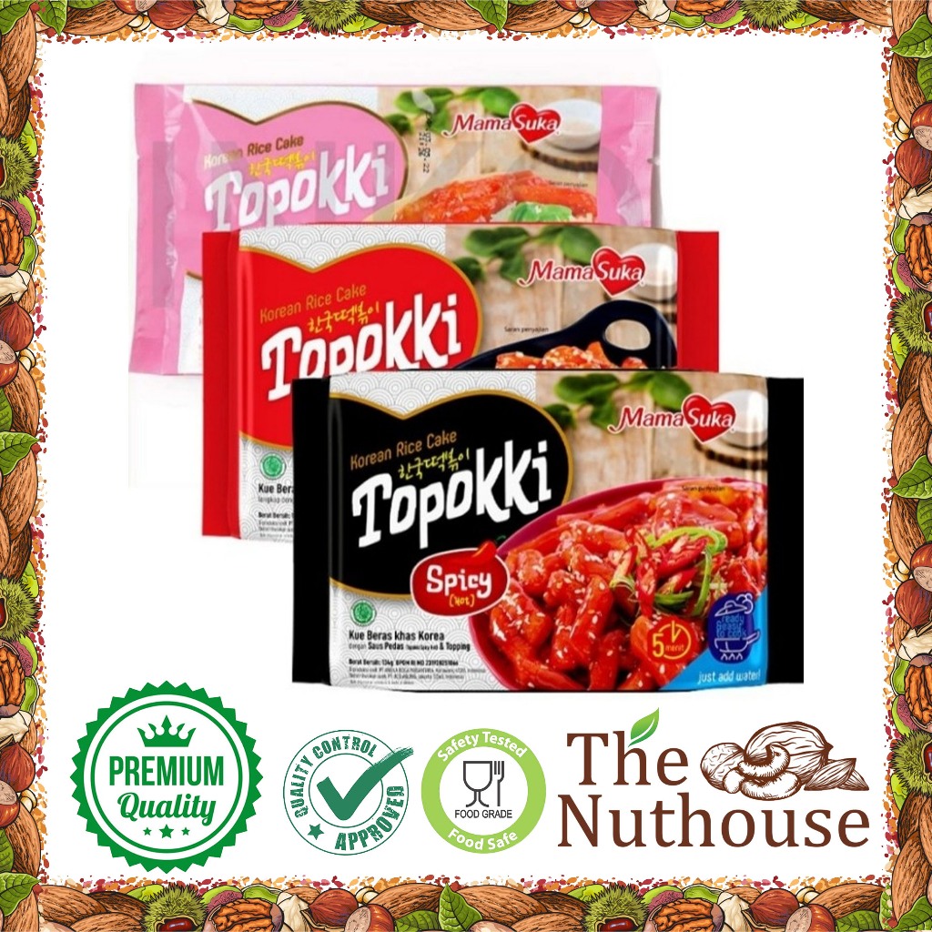 

Mamasuka Topokki Instant Korean 134gr Original / Hot Spicy / Creamy [HALAL]