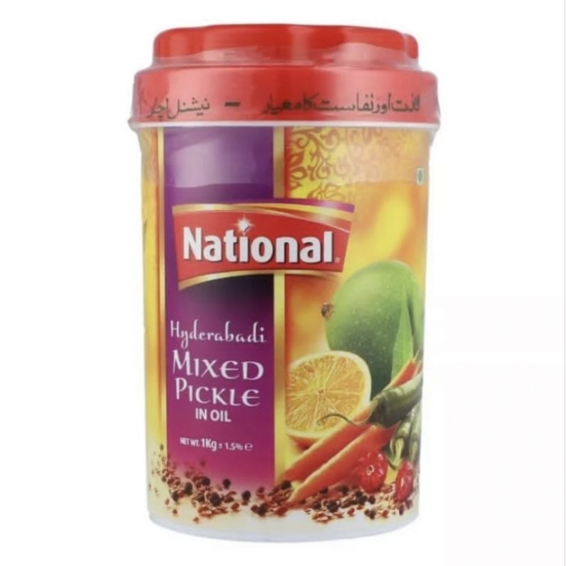 National Mixed Pickle IN Oil Achar 1 kg