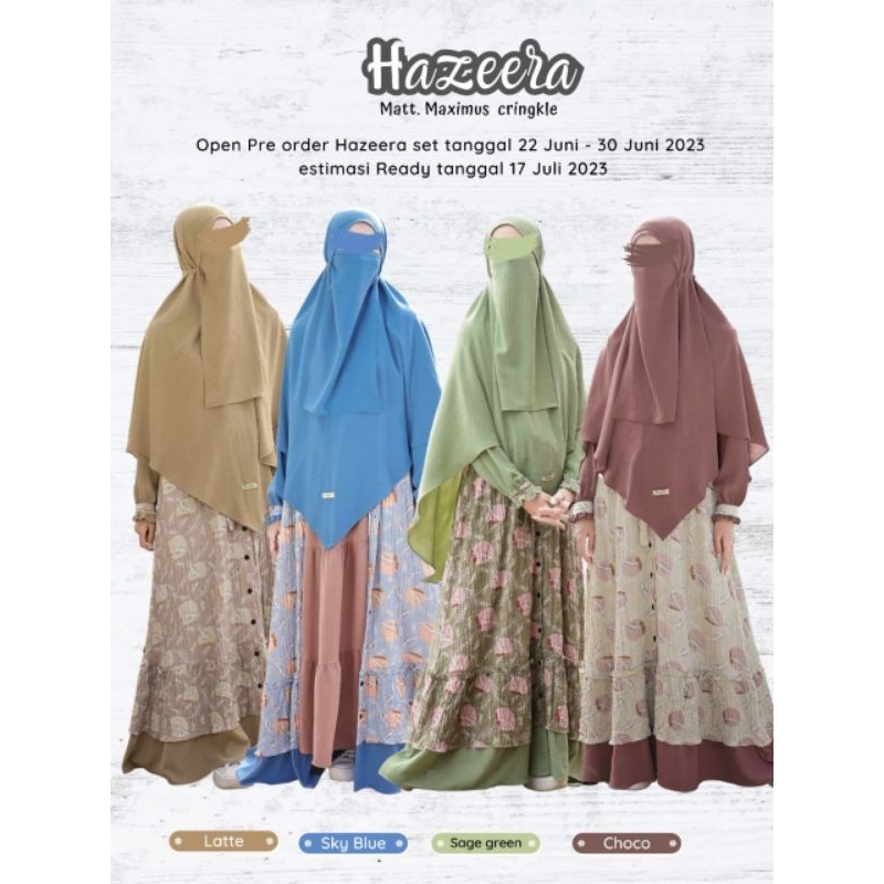Hazeera Set by Damaira Hijab