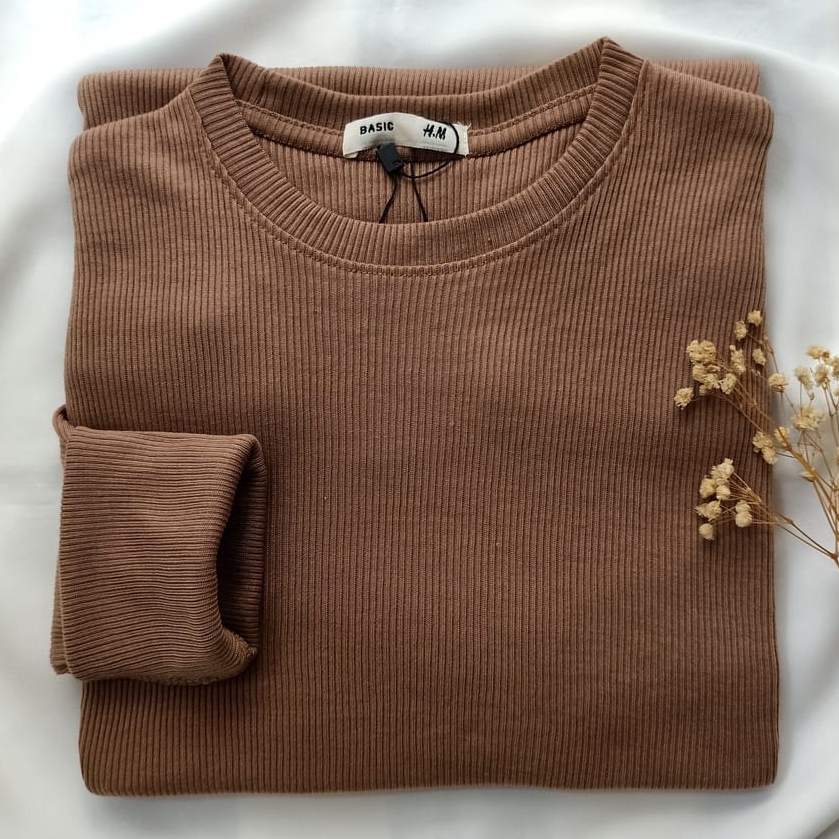 REKOMENDASI KAOS RIB / KAOS RIB LENGAN PANJANG / KAOS RIP / KAOS RIP LENGAN PANJANG / KAOS RIB PREMI