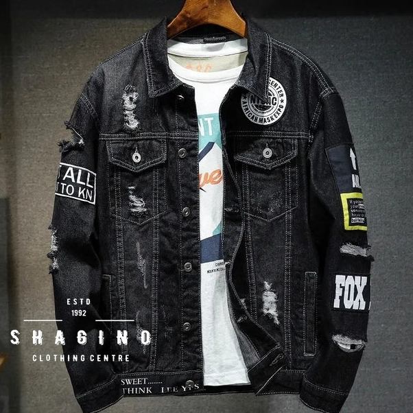 ➘✣✰ Shagino | Jaket Jeans Terbaru / Jaket Jeans Pria / Jaket Jeans Pria Original / Jaket Jeans Pria 