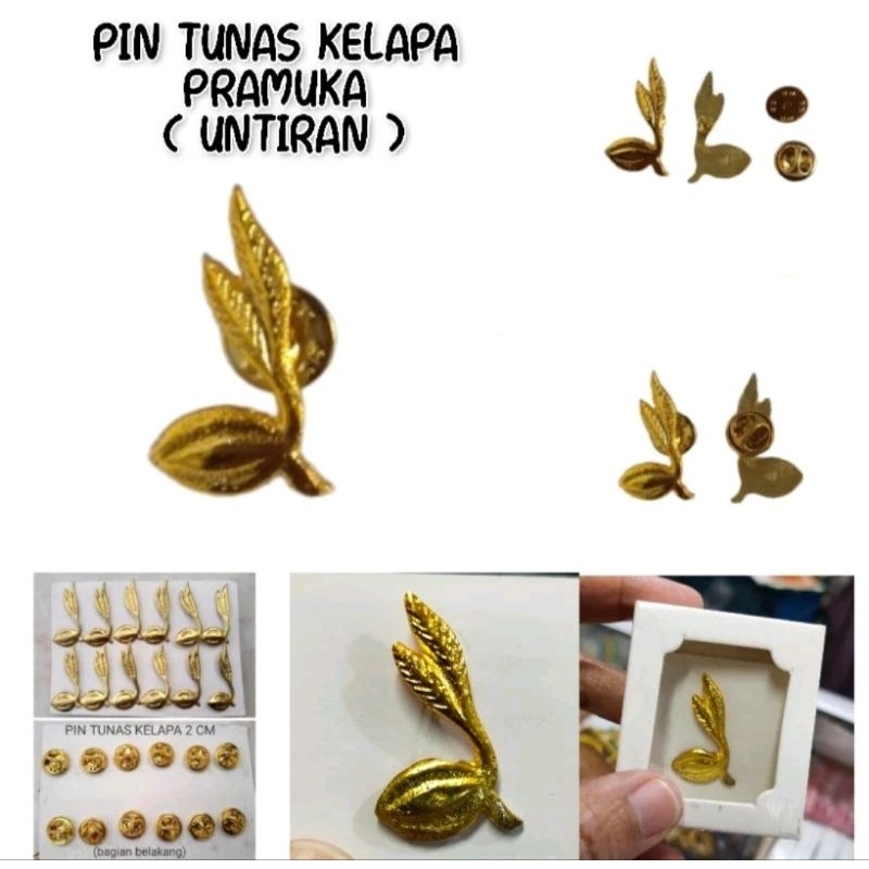 Pin Tunas Kelapa Untiran Bross Tunas Kelapa Untiran