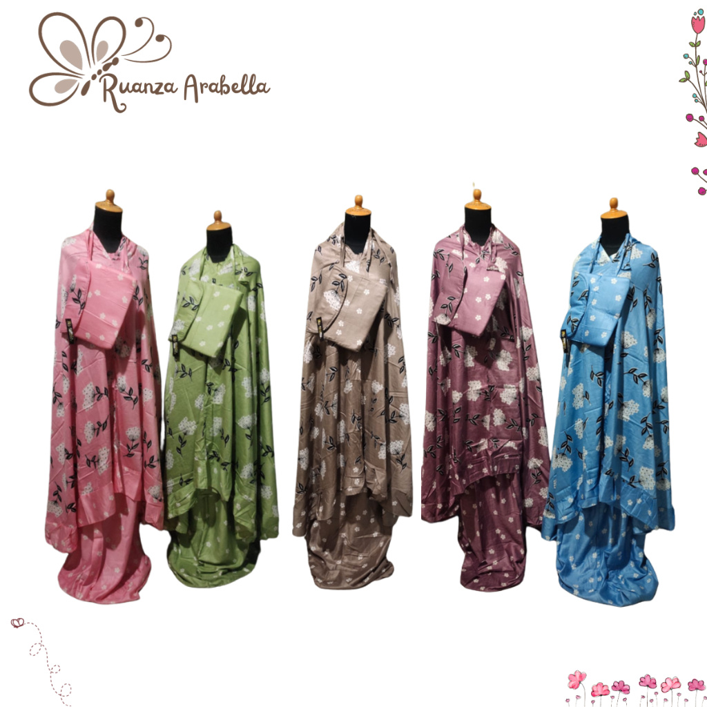 MUKENA RUKUH POTONGAN BALI DEWASA TIE DYE MURAH BAHAN RAYON PREMIUM ADEM DINGIN MOTIF