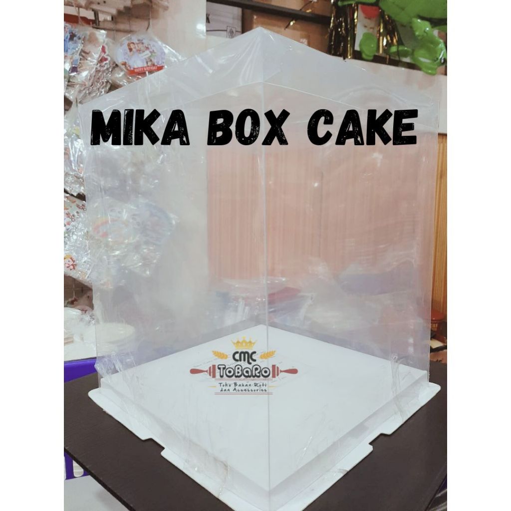 

Box Cake Mika || Mika Kue Transparan || Box Mika || Box Hampers