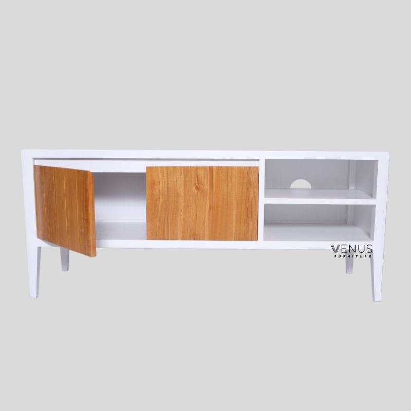 Mini TV Table Arjuna Meja Televisi bahan kayu solid