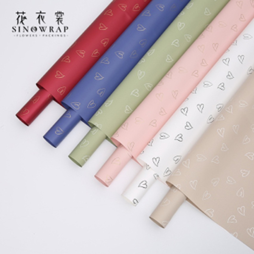 

ISI 5 LEMBAR Flower wrapping paper/Kertas buket bunga BOPP WP042