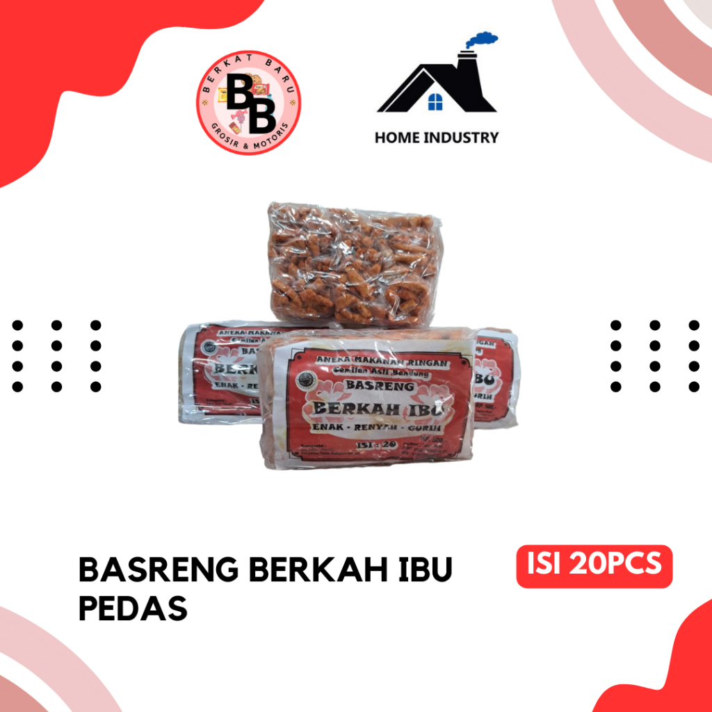 

[BB SNACK] BASRENG BERKAH IBU ISI 20 PCS HARGA PER PPACK