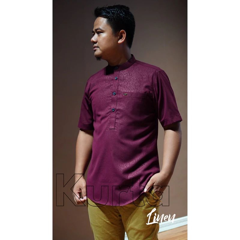 Koko Kurta Bin Hasyim Lengan Pendek Baju Muslim Koko Modern