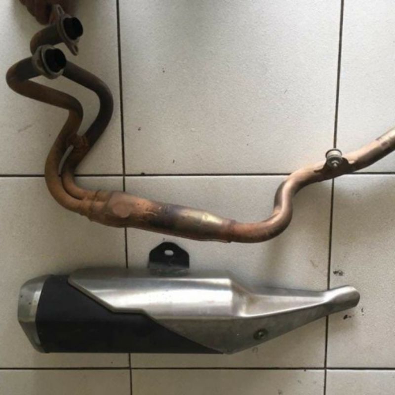 kenalpot standar ninja 250 fi original (second)