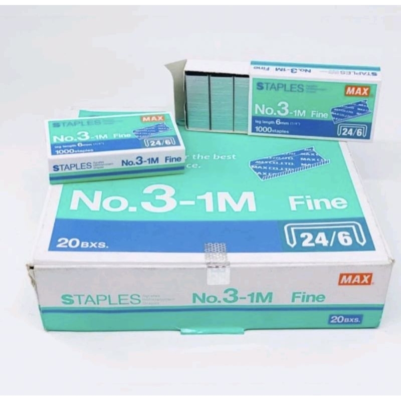 

( PER BOX KECIL ) ISI STAPLES MAX NO 3