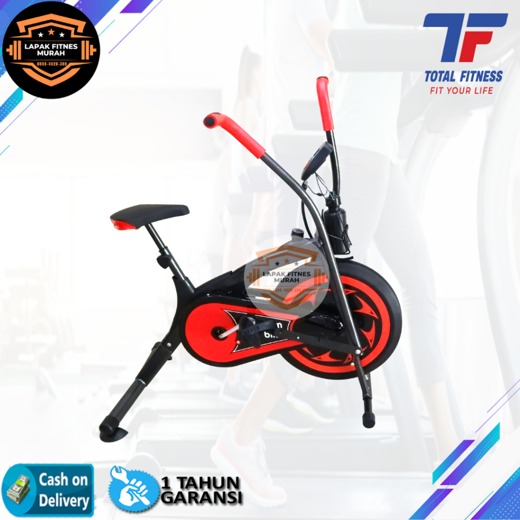 Total Fitness Sepeda Statis Platinum Bike TL-8207 Excercise Bike-Sepeda Olahraga/Fitness