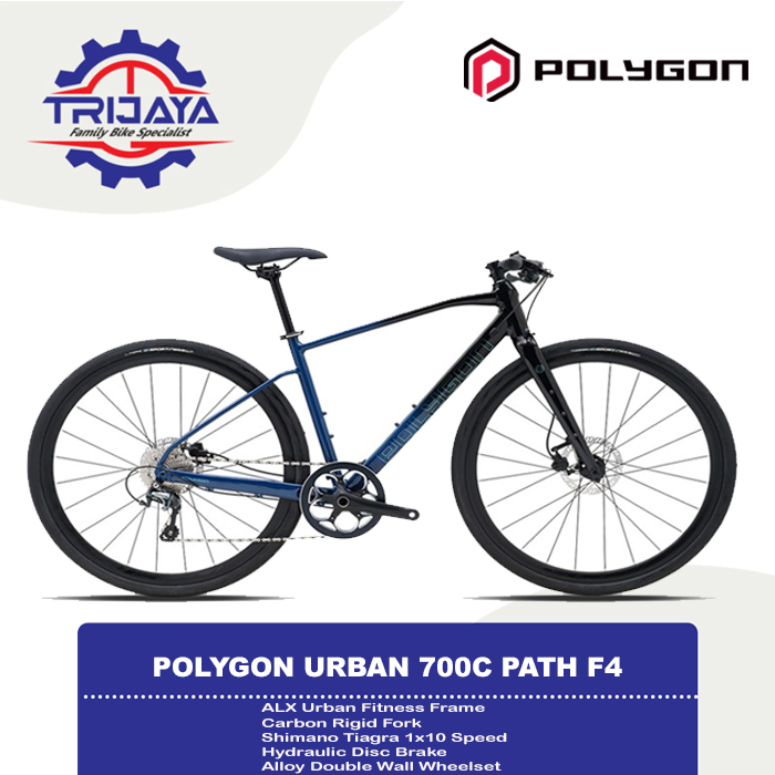 Polygon Path F4 [700C] Sepeda Urban Commuter Bike
