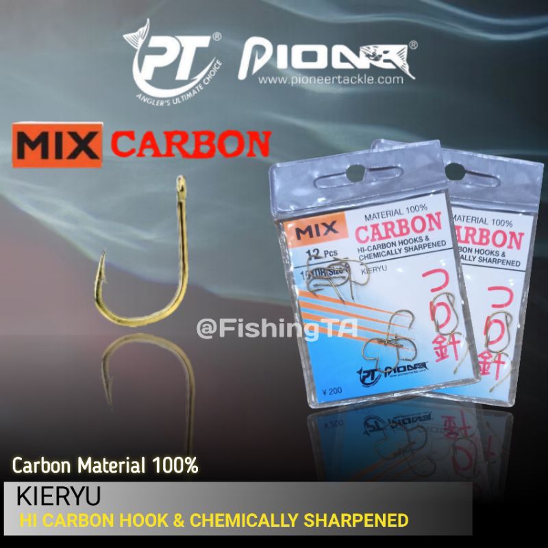KAIL PANCING MIX CARBON 1010R KUNING BERLUBANG