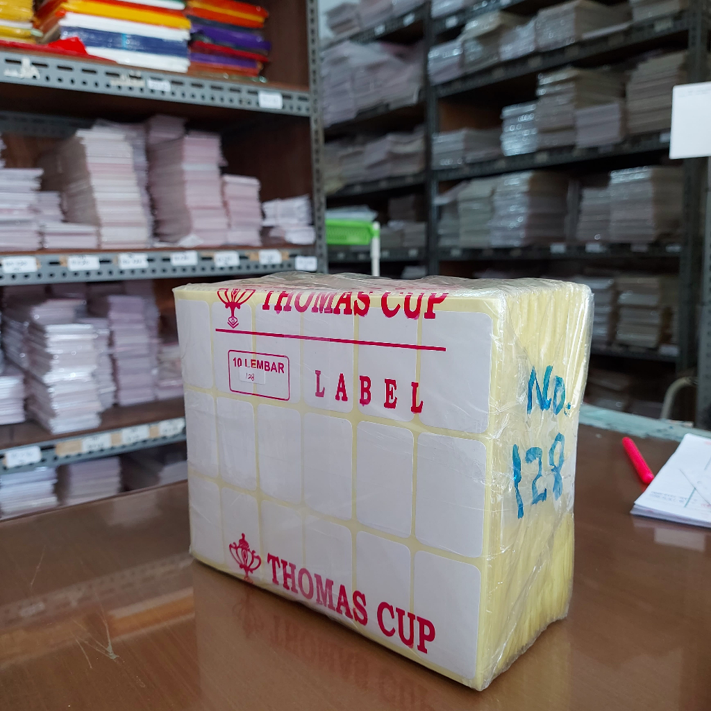 

BUNDLE 50 PACK Label Stiker 128+ isi 5000 Lembar Sticker Nama Undangan Harga Self Adhesive