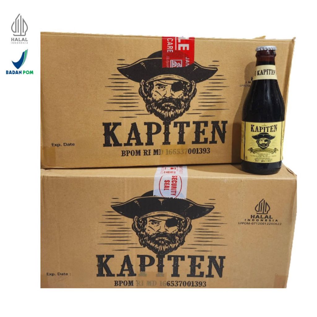 

Kapiten Coffeebeer HALAL BPOM 1 Dus isi 24 Botol