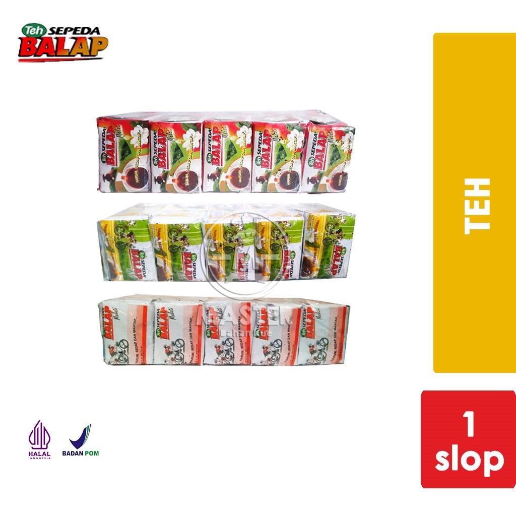 

Teh Sepeda Balap / Teh Melati / Prima / Ekonomis isi 10 pcs [1 Slop]