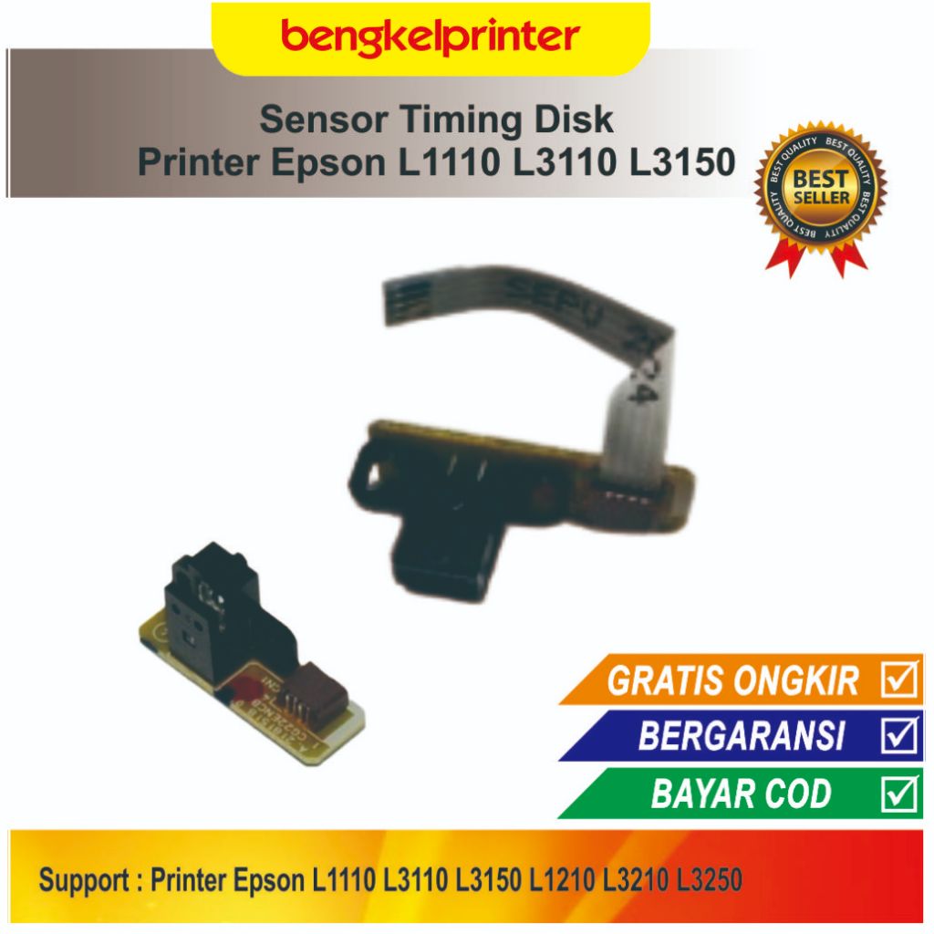Sensor Timing Disk Epson L1110 L3110 L3150 | Sensor Pembaca Encoder Bulat Printer Epson L1110 L3110 