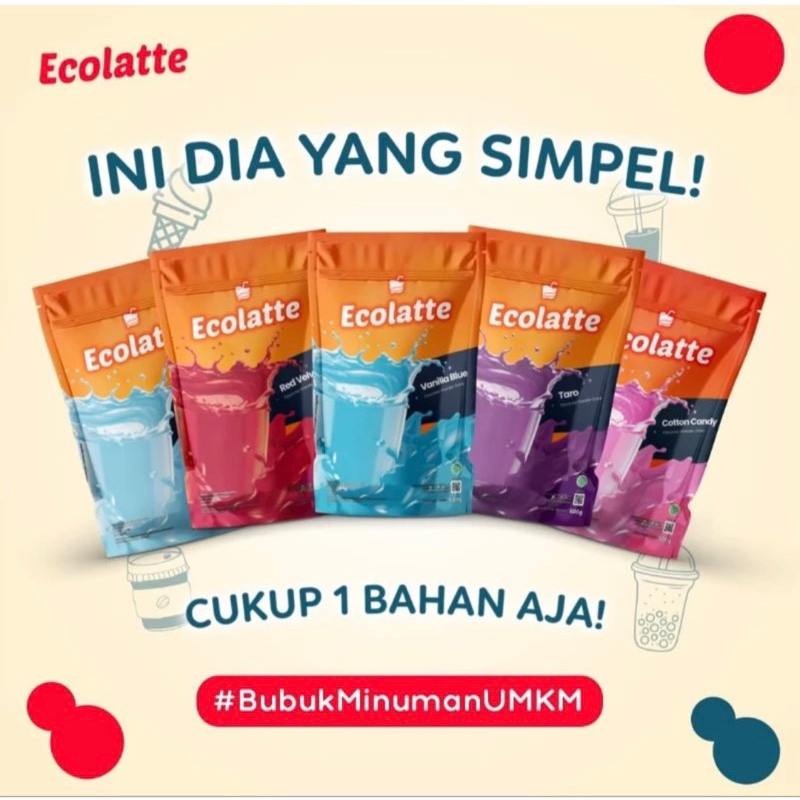 

bubuk minuman ECOLATTE 1kg