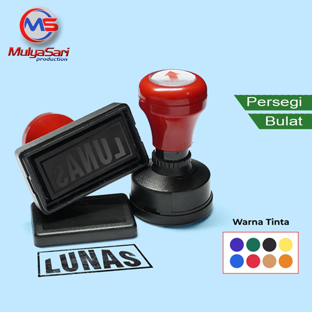 

Stempel Warna Otomatis Bulat / Persegi