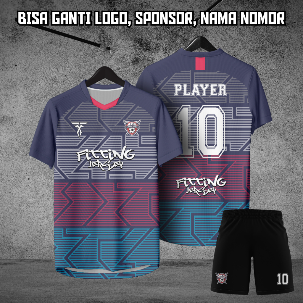 CUSTOM JERSEY FUTSAL FULL PRINTING SATUAN GRATIS DESAIN BAJU BOLA