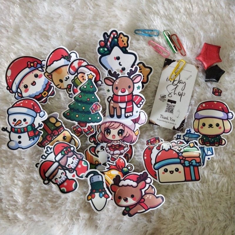 

(20pcs) Sticker Christmas | INDAY SHOP