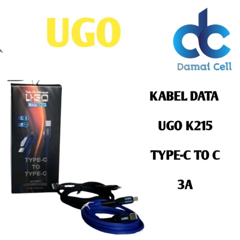 KABEL DATA UGO TYPE-C TO C