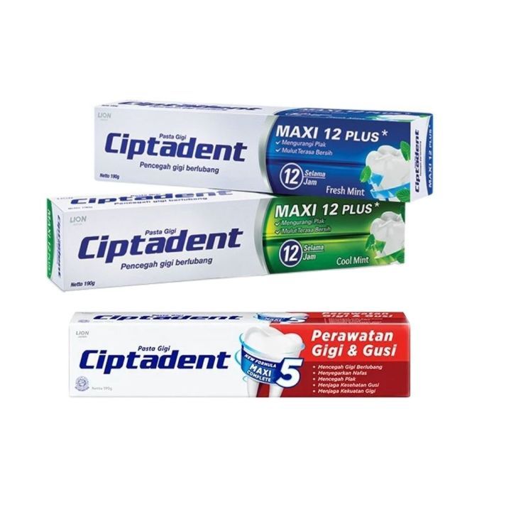CIPTADENT Pasta Gigi 120gr Ciptadent Toothpaste Odol
