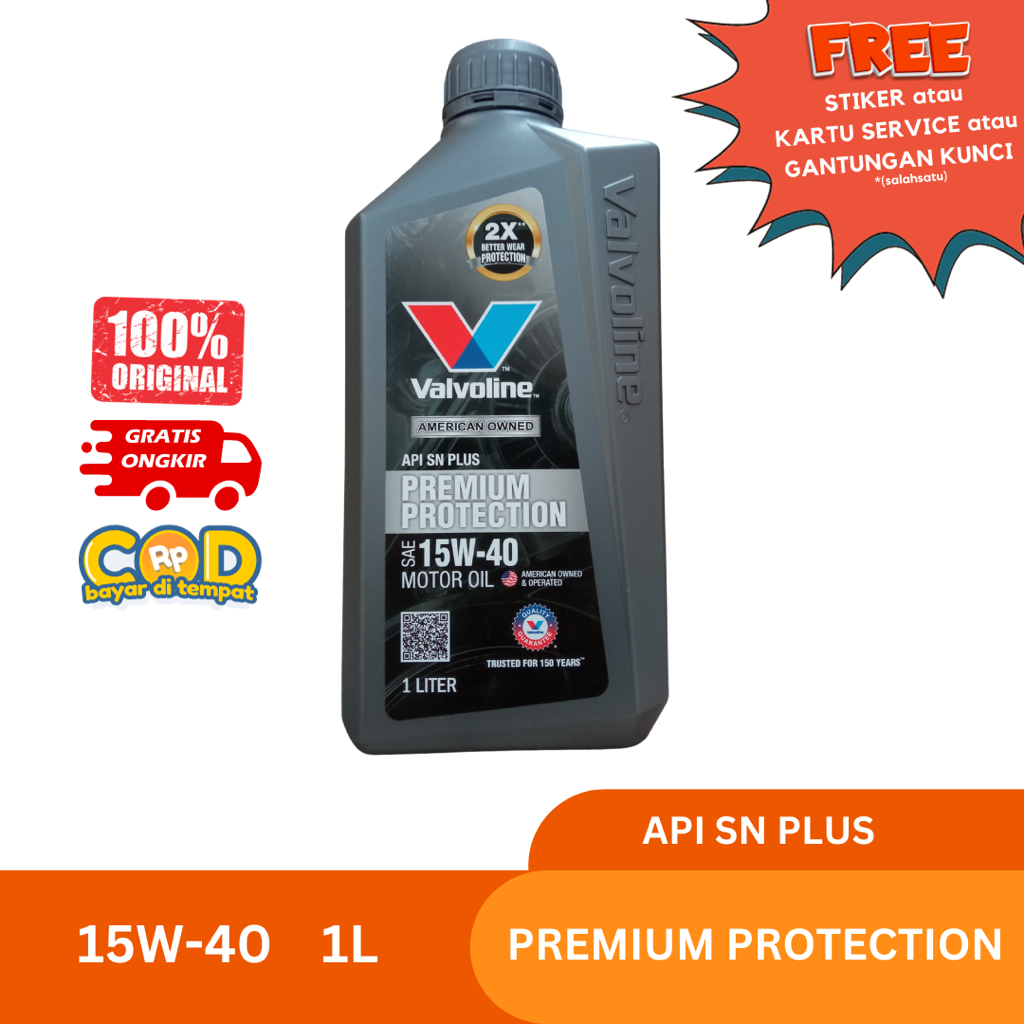 OLI VALVOLINE PREMIUM PROTECTION SAE 15W40 (1L) API SN PLUS