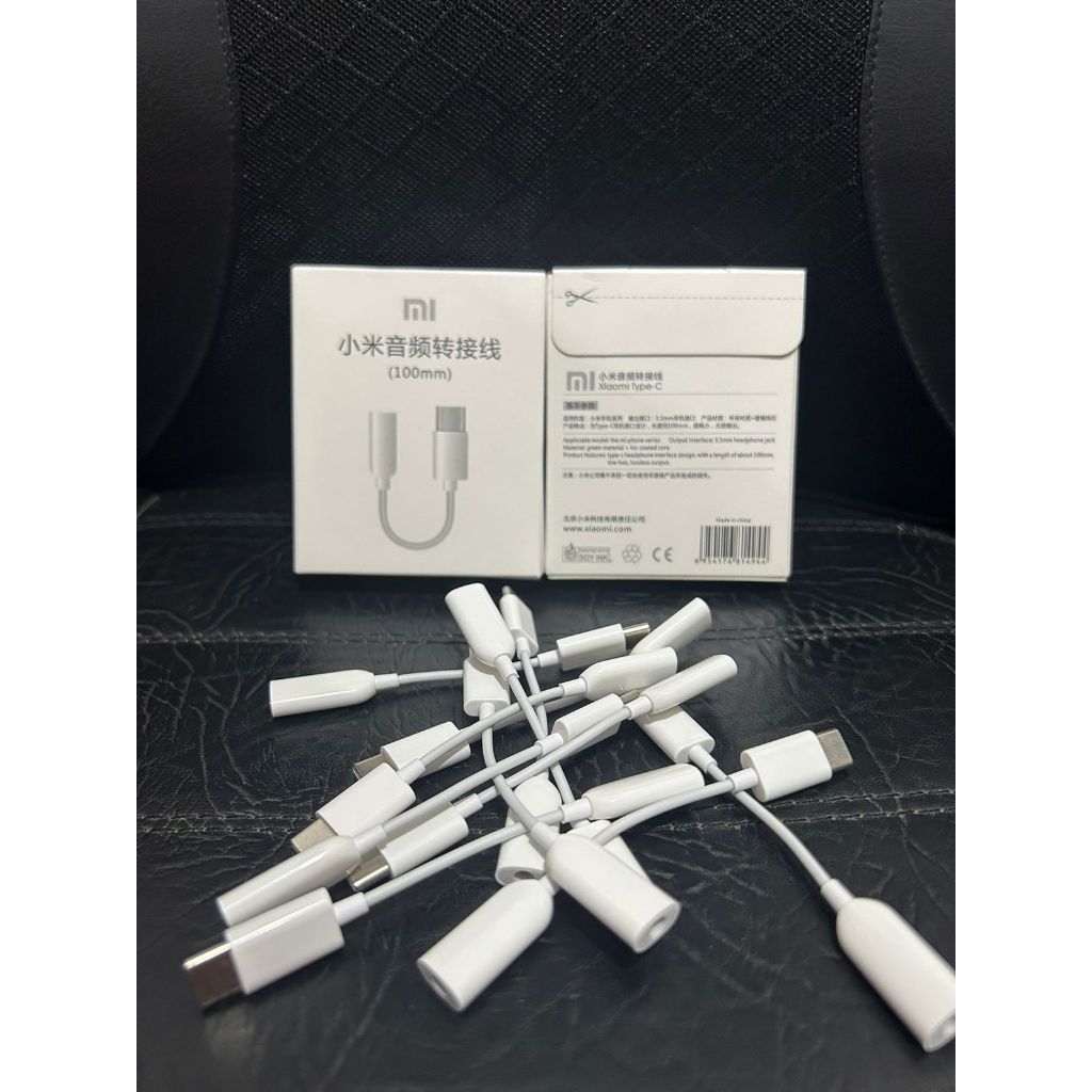 XIAOMI PUTIH Kabel Audio Adapter Type C To Headphone Jack Adaptor Converter Headset Mi6 A2 / Convert