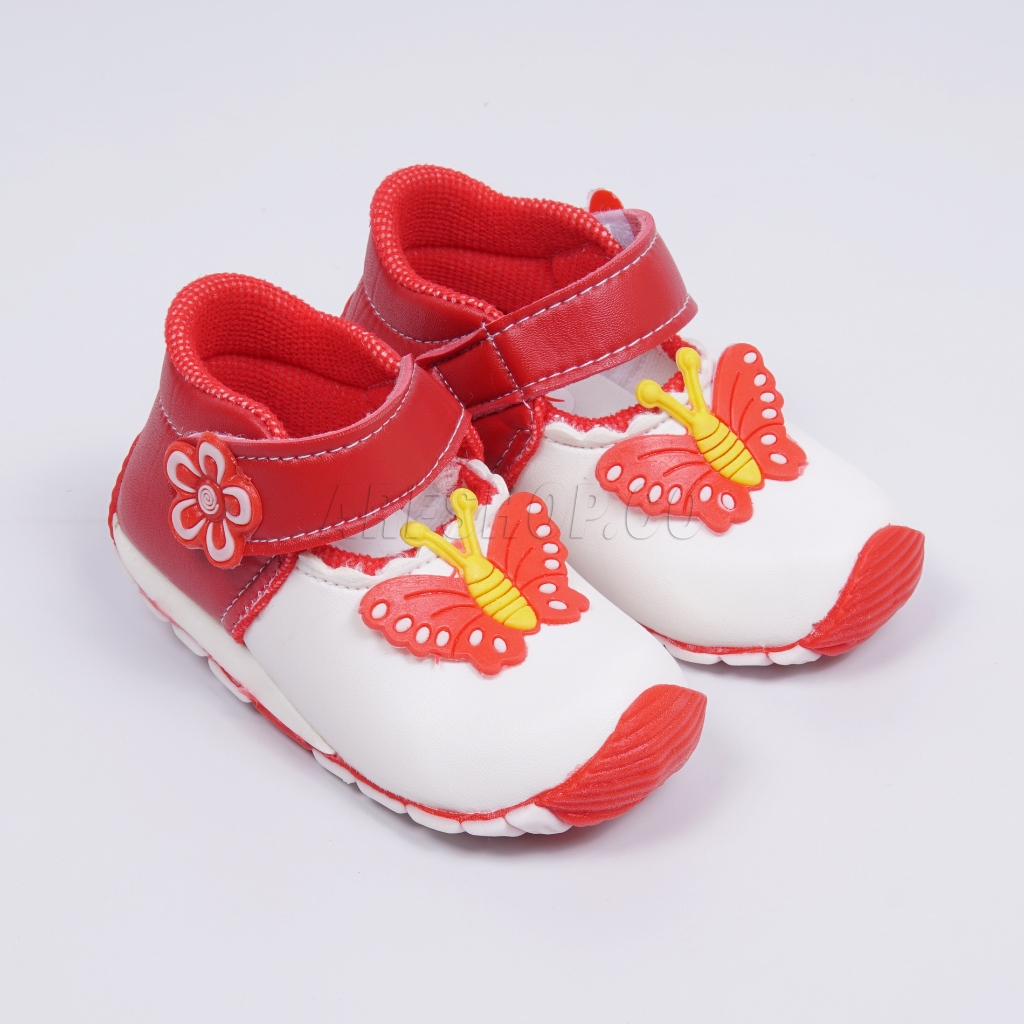 Sepatu Bayi BUNYI CIT CIT Anak Perempuan KUPU-KUPU Usia 1-3 tahun\Sepatu Balita Murah[BUNYI CIT-CIT]