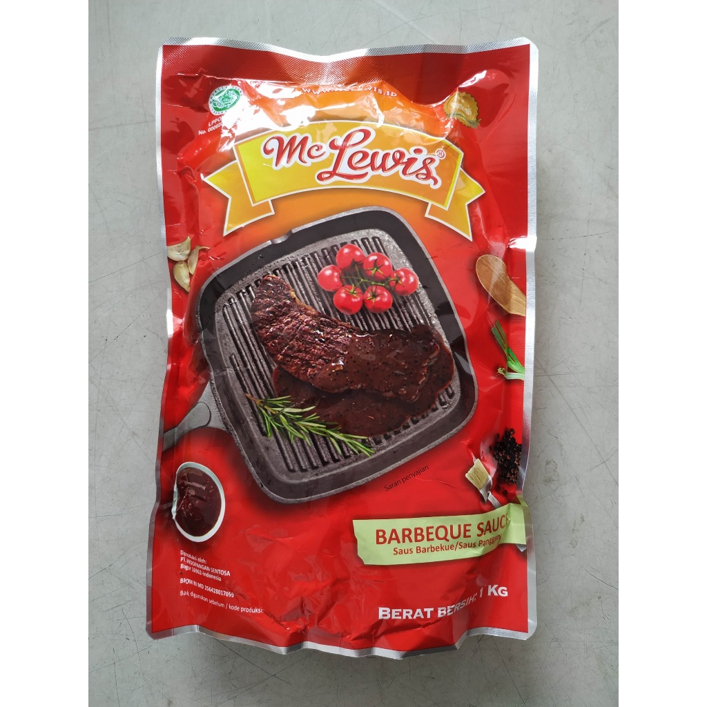 

Mc Lewis Barbeque Sauce / Saus Barbekue / Saus Panggang 1Kg