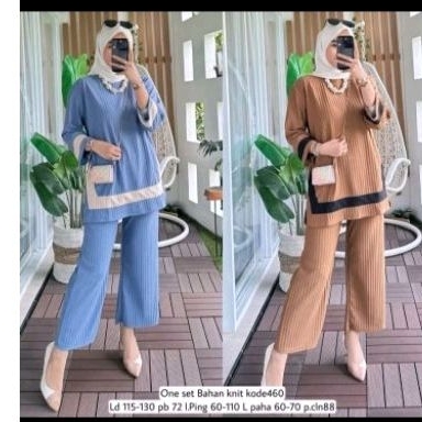 One Set CARGO Wanita Terbaru One Set Oversize