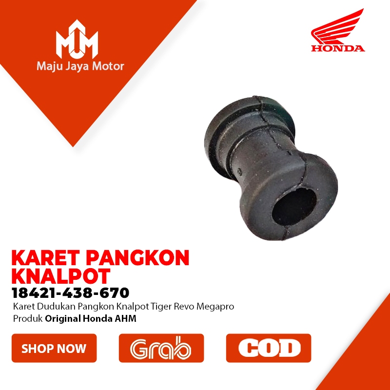 KARET DUDUKAN PANGKON KNALPOT TIGER REVO MEGAPRO ORI GINAL AHM