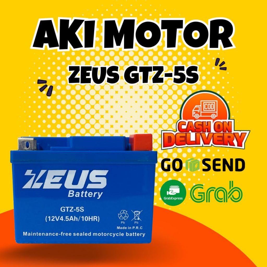Aki Motor Honda CS1 125 GTZ5S Accu Kering MF High spec