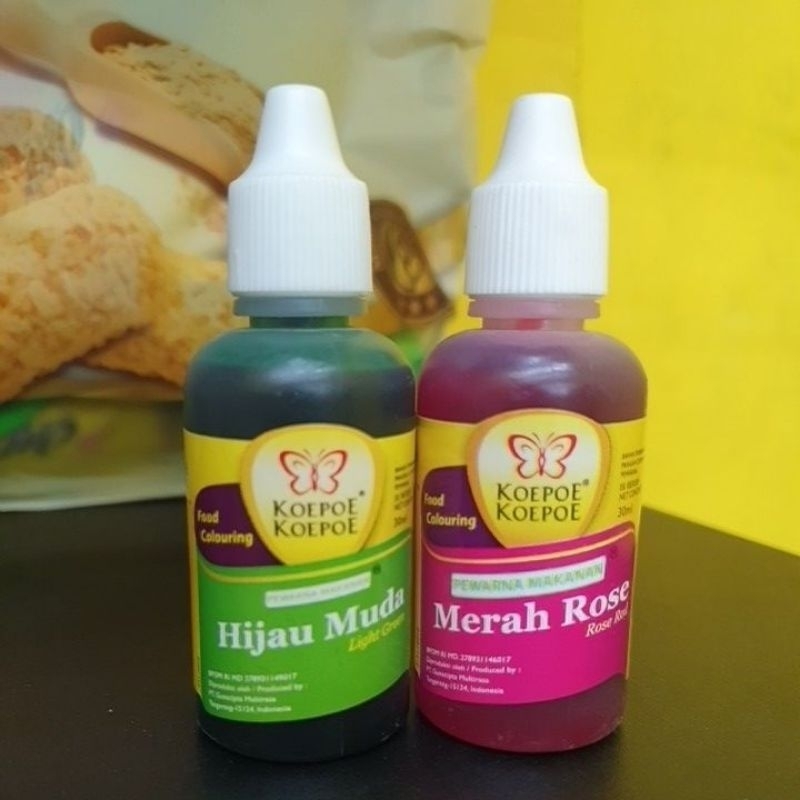 

Koepoe koepoe pewarna makanan 30ml