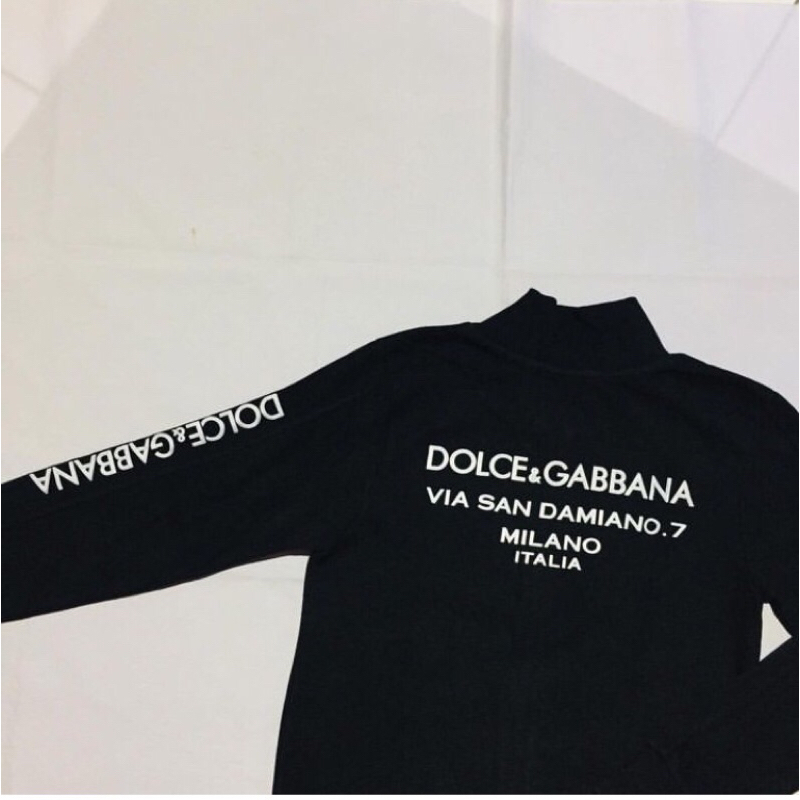 auth dolce&gabbana black jacket