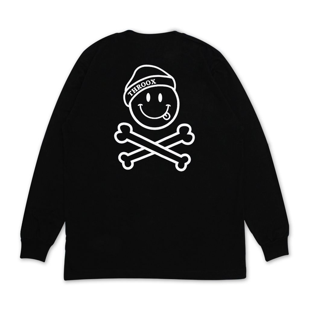 Throox Longsleeve || Throox Kaos Lengan Panjang Femur Black